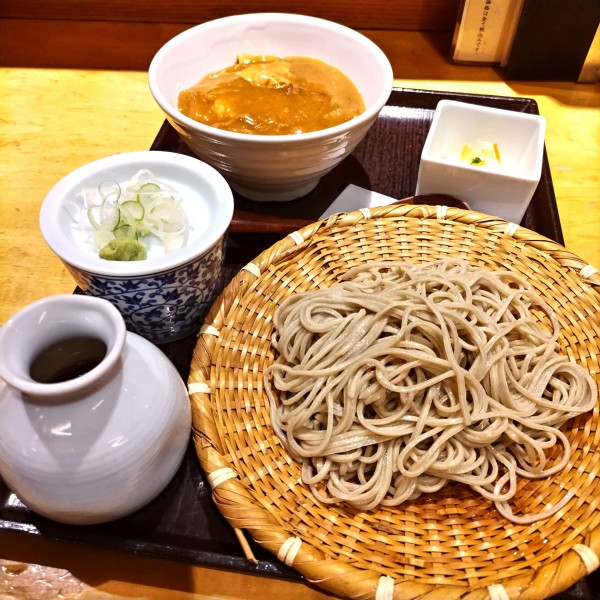 「カレー丼とそば（￥980）」@吉祥庵 グランデュオ蒲田店の写真