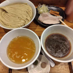 つけ麺500g￥1900＋わさび＆藻塩￥50