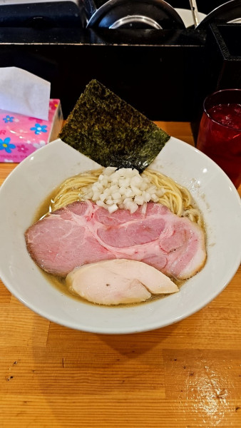 「煮干しラーメン(塩)＋和え玉」@煮干らーめん 川むらの写真