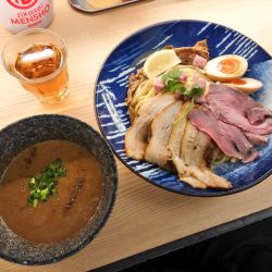 ラム醤油スープ つけ麺＋トッピング全部のせ