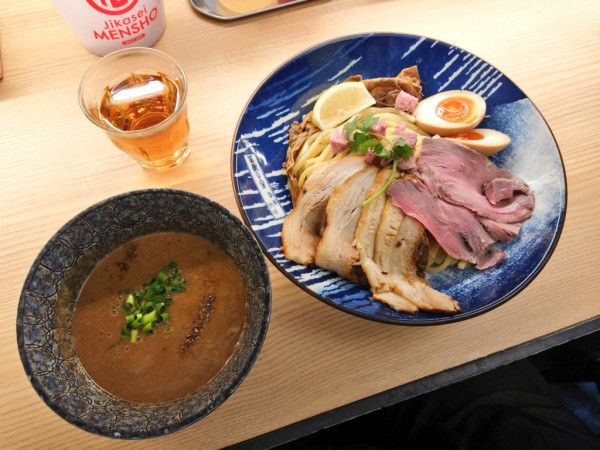 「ラム醤油スープ つけ麺＋トッピング全部のせ」@自家製麺 MENSHO TOKYOの写真