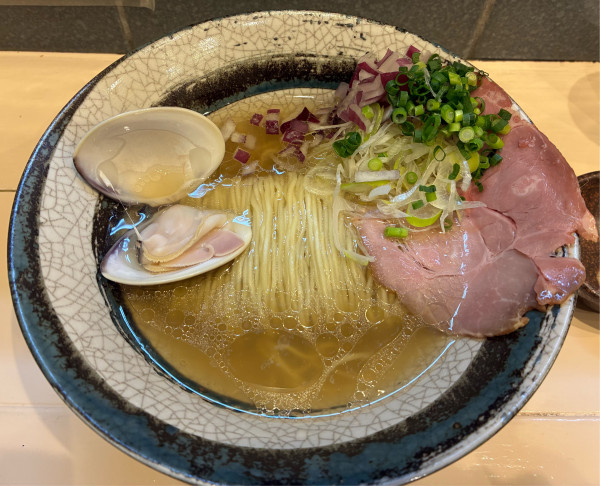 「はまぐり塩並　1000円」@麺処 かいしんの写真