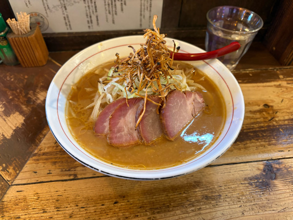 「みそ + チャーシュー2枚」@東京味噌らーめん 鶉の写真