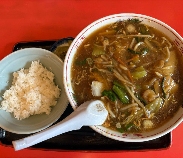 「広東麺+小ライス」@中華料理 幸楽の写真
