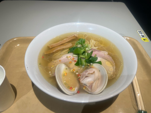 「名物大蛤(塩)」@POPUPラーメン 東京ミッドタウン八重洲店の写真