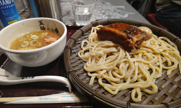 「濃厚角煮つけ麺（2倍盛）」@麺屋武蔵 五輪洞の写真