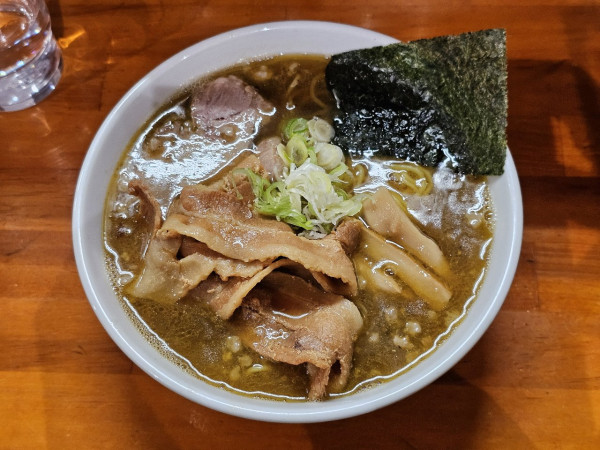 「オオズワイガニ13kg100SP　1400円」@一条流がんこラーメン金町の写真