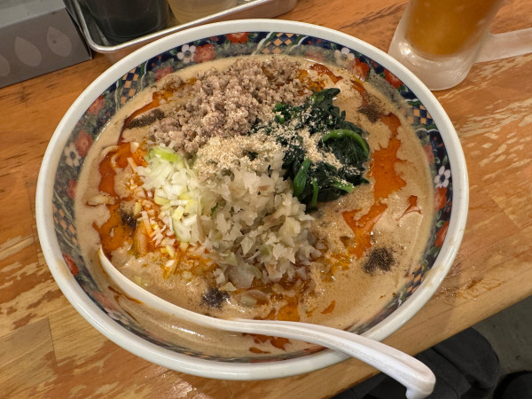 「極農四川担々麺（並盛・麺200g）1,100円」@極濃湯麺 フタツメ 貝沢店の写真