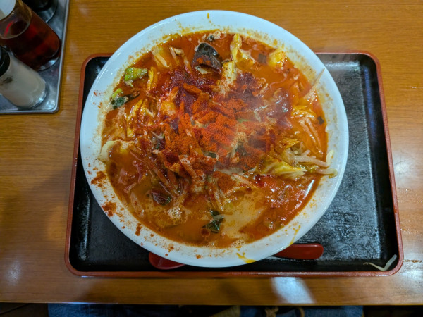 「辛口味噌タンメン：1,050円」@中華料理 十八番の写真