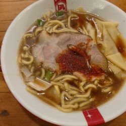 すごい煮干しラーメン 中盛 ¥950 たれ合わせ