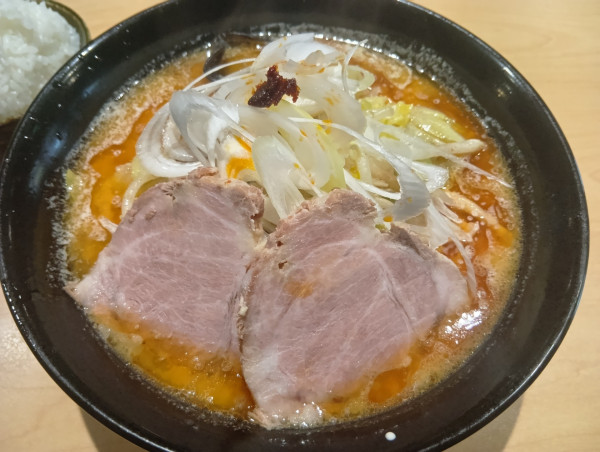 「濃厚味噌ラーメン（海老マー油）」@麺匠 克味の写真