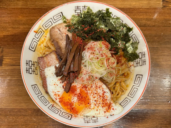 「★＜平日限定＞辛味まぜそば(麺300g)🍜¥1,200」@奈つやの中華そばの写真