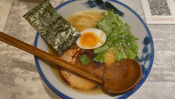 「柚子塩らーめん ¥1,290」@AFURI 横浜ランドマークタワー店の写真
