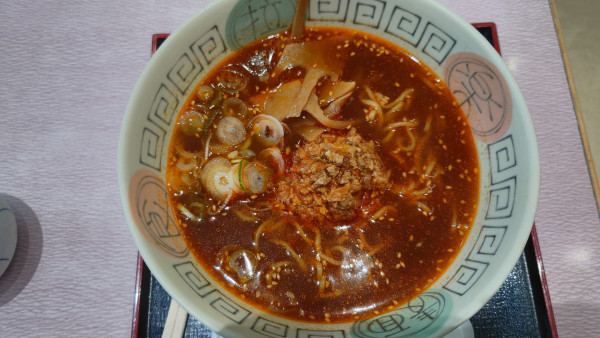 「大多喜猪担々麺 ¥900」@たけゆらの里おおたきの写真