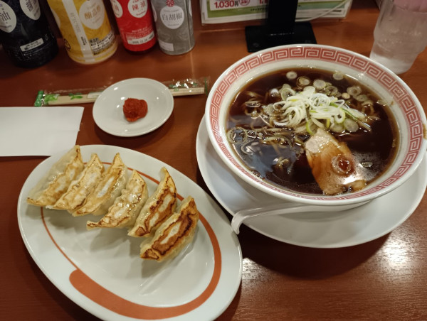 「郡山ブラックセット　辛子にんにく　500+30円」@幸楽苑 喜多方店の写真