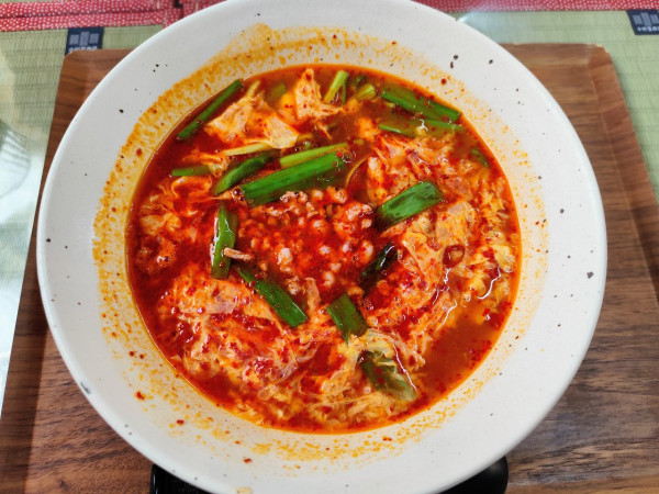 「からめん800円（7辛）」@からめんや Maruの写真