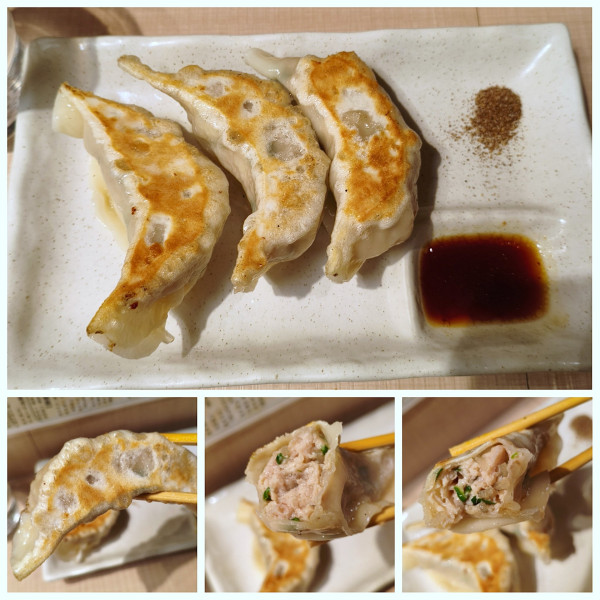 「和風餃子(3個)　¥450」@与ろゐ屋の写真