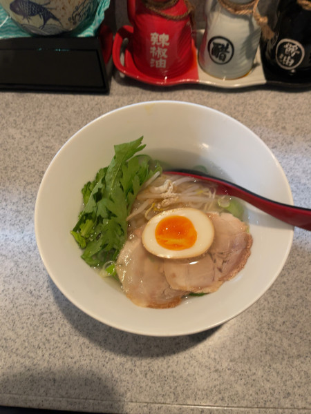 「塩ラーメン（ランチCセット）（1200円）」@大吉屋ラーメンの写真