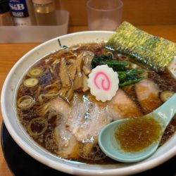 生姜醤油ラーメン大盛り