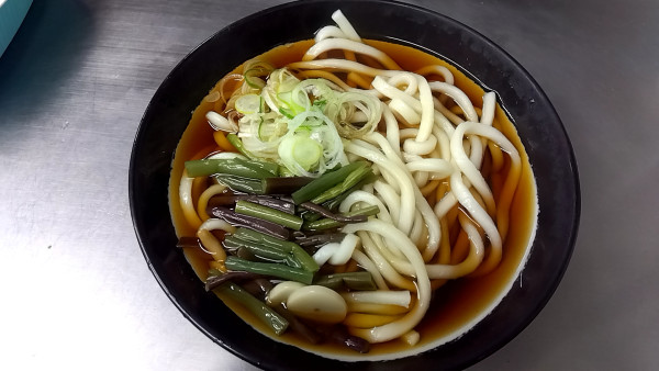 「山菜うどん（５８０円）」@日栄軒の写真