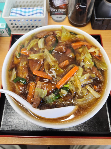 「スタミナラーメンＨＯＴ　大盛」@スタミナラーメン 一伸の写真