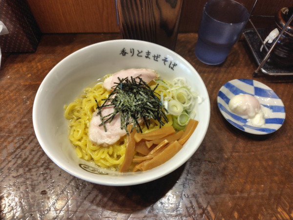 「温玉混ぜそばW」@混ぜそば みなみの写真