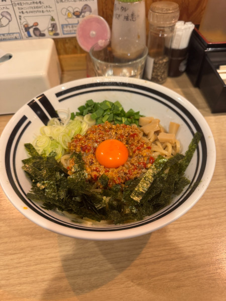 「まぜそば」@油そば・まぜそば ロマン 本店の写真