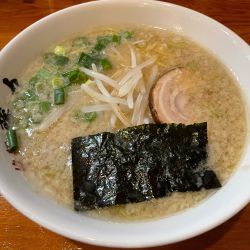 ラーメン　半ライス