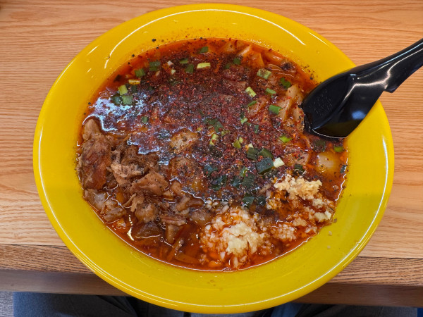 「シビウマ辛麺　980円」@麺舞 唸るぜ!の写真