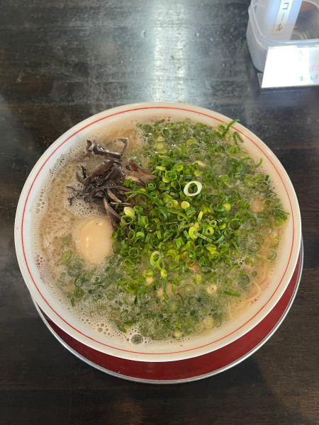 「博多ラーメン半熟煮玉子入り（1100円）」@博多ラーメン なみへいの写真