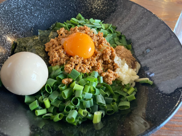 「味玉台湾まぜそば+サービス追飯」@HAYATEの写真