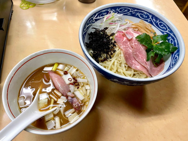 「＜限定①＞ 冷やし烏賊わたつけ麺」@中華そば よしかわの写真