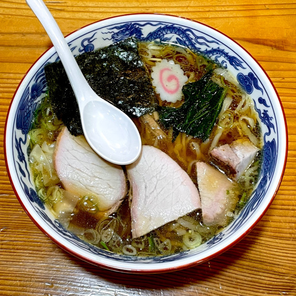 「ワンタン麺」@白河手打中華 賀乃屋の写真