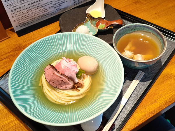 「特製帆立柚子塩つけ麺」@入鹿（IRUCA）-Tokyo-の写真