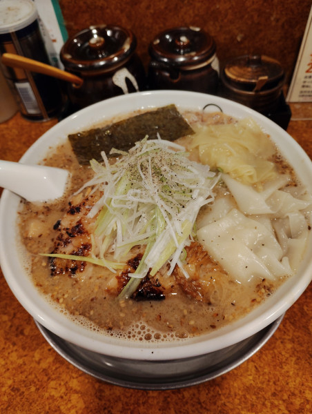 「味噌拉麺【西京味噌】替え玉①」@麺の蔵 かめだ屋の写真