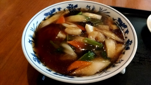 「五目そば（半炒飯ランチセット　９６８円）」@中華居酒屋 大唐の写真