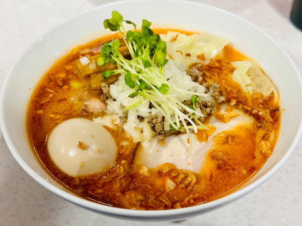 「【限定】特製濃厚海老油味噌らぁ麺（大）【2100円】」@ラーメン星印の写真