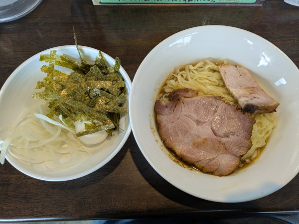 「カレーまぜそば特製」@麺や青雲志の写真