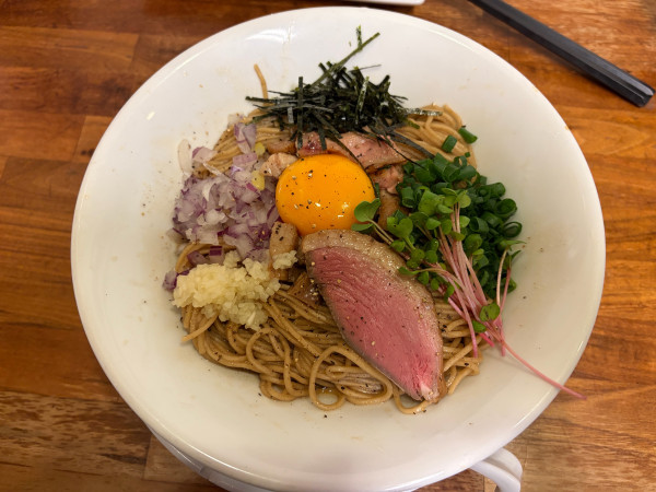 「油そば(大盛り)」@麺麓menrokuの写真