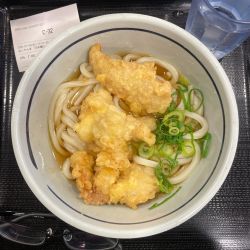 冷 とり天ぶっかけ 並