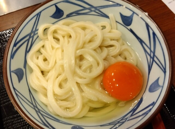 「釜玉うどん 530円・明太子 90円」@丸亀製麺 山形店の写真