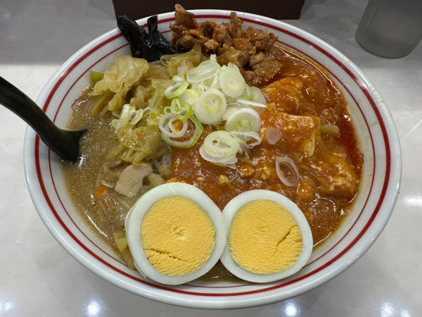 「五目蒙古タンメン（7辛・大盛・麺345g）1,040円」@蒙古タンメン中本 高崎店の写真