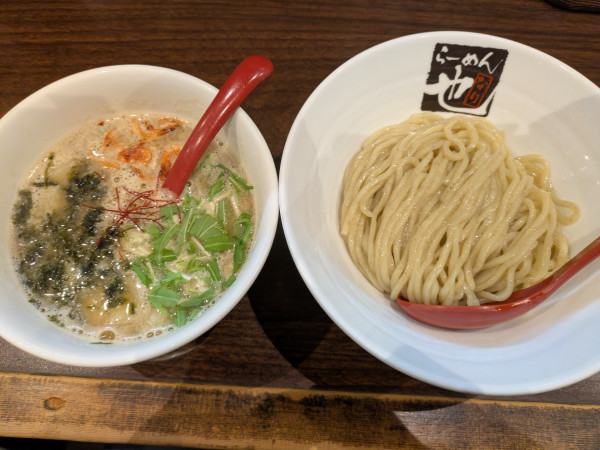 「海老豚骨つけ麺」@らーめん 也の写真