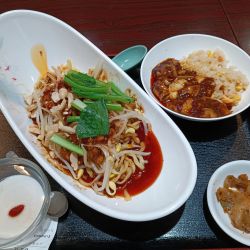 汁なしタンタンメ麺+ミニ麻婆丼　　　900円