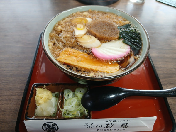 「たぬき蕎麦 750円」@砂場の写真