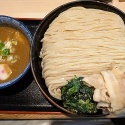 鶴嶺峰つけ麺(横綱700g)1400円+麺増し300円