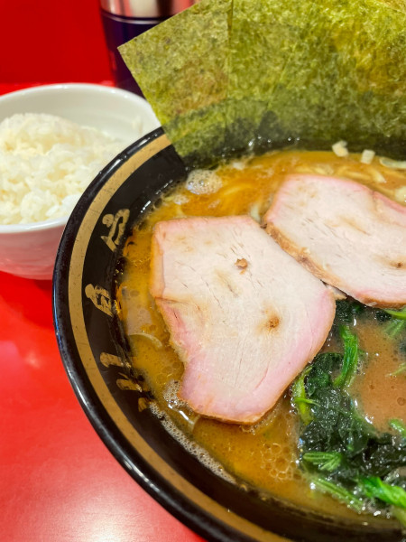 「ラーメン ライス」@横濱家系ラーメン 川島家の写真