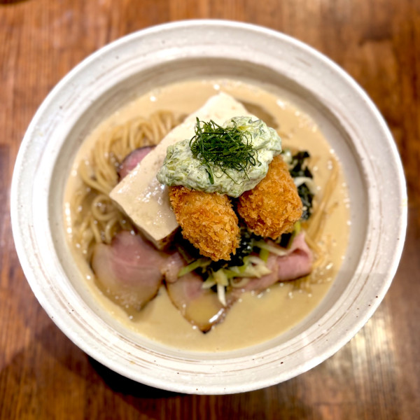 「【限定⑦】牡蠣味噌ら～めん＋カレーライス」@セキレイ 〜NIBOSHI no D5〜の写真