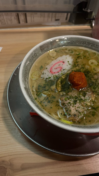 「赤湯からみそラーメン ミニ」@龍上海 新横浜ラーメン博物館店の写真