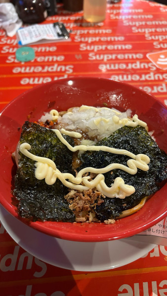 「まぜそば(辛口)」@まぜそば専門店 泣きむし王子の写真